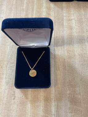 Montana Silversmiths Gold Tone NC-Purpose & More Circle Necklace